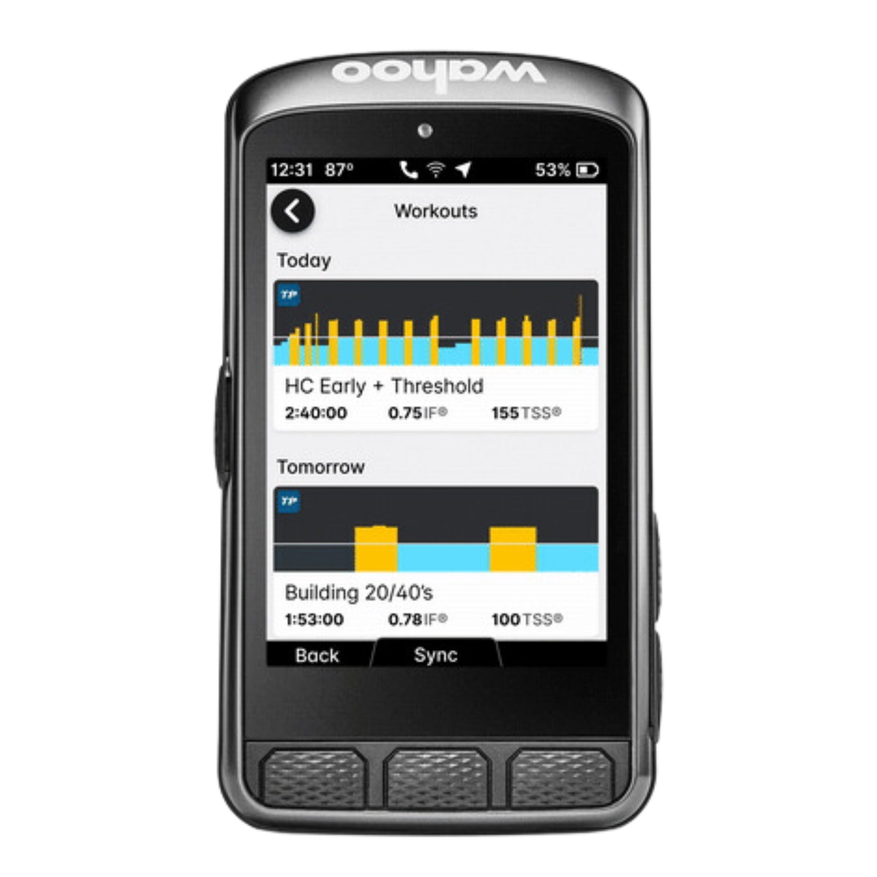 Ciclocomputador Wahoo GPS - ELEMNT ACE 